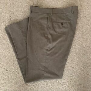 Lauren Ralph Lauren Men's Dress Pants 33x30 Tan, Straight Leg, Flat Front